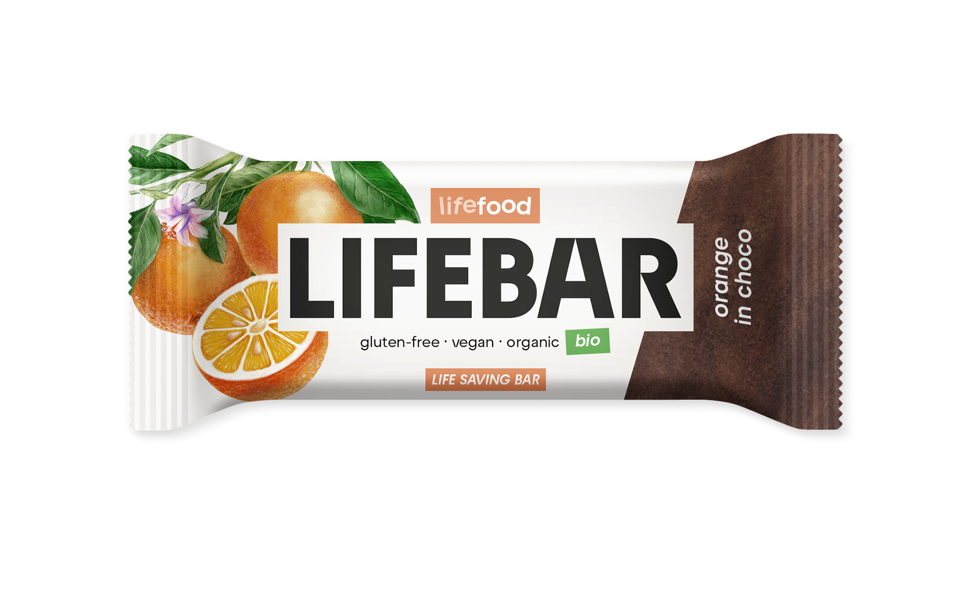 Lifefood Lifebar InChoco orange bio & raw 40g 